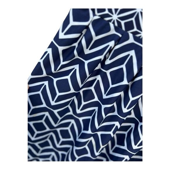 JUDE CONNALLY BETH SHIFT DRESS IN GRAND LINK NAVY size medium career preppy - Picture 5 of 8